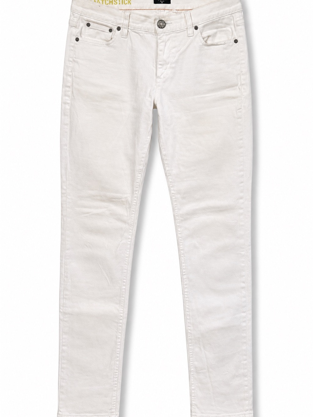 J.Crew Matchstick White Stretch Slim Straight Jeans Size 32